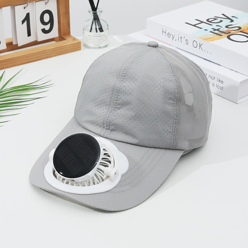 Solar Powered Digital Display Cooling Cap