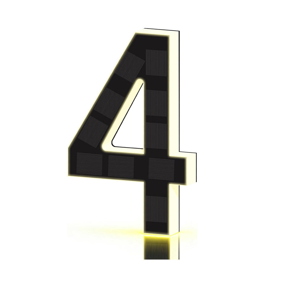 Solar-powered door sign light