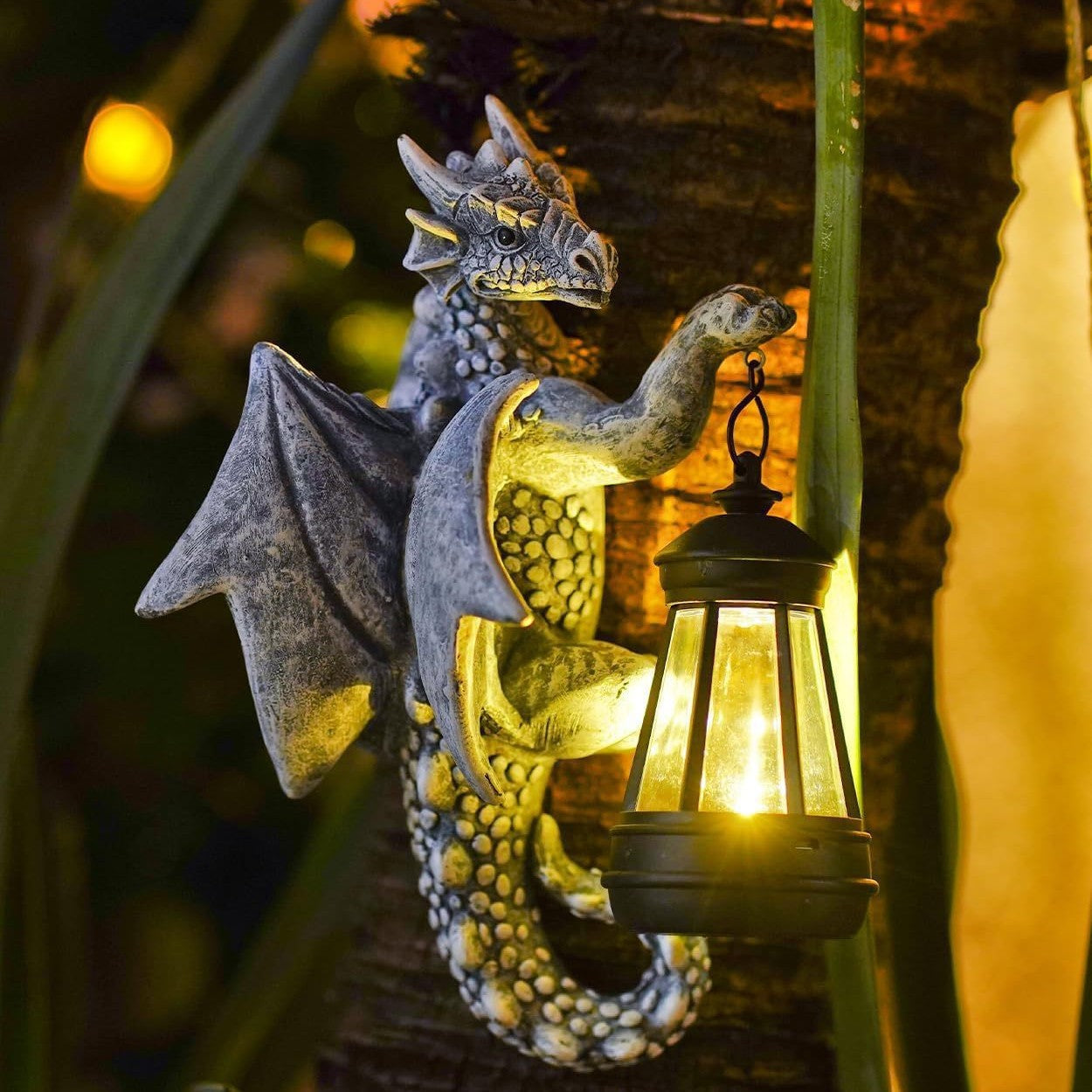 Solar Powered Dragon Garden Decoration