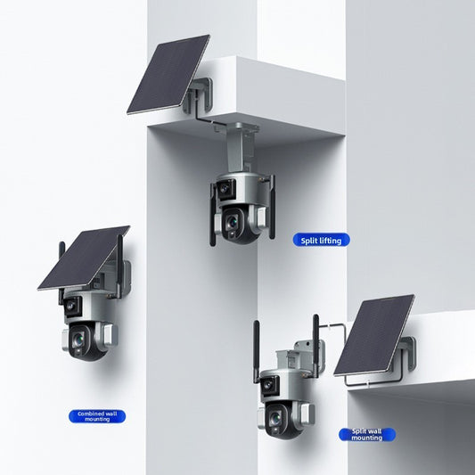 Solar Powered Dual Lens PTZ Camera