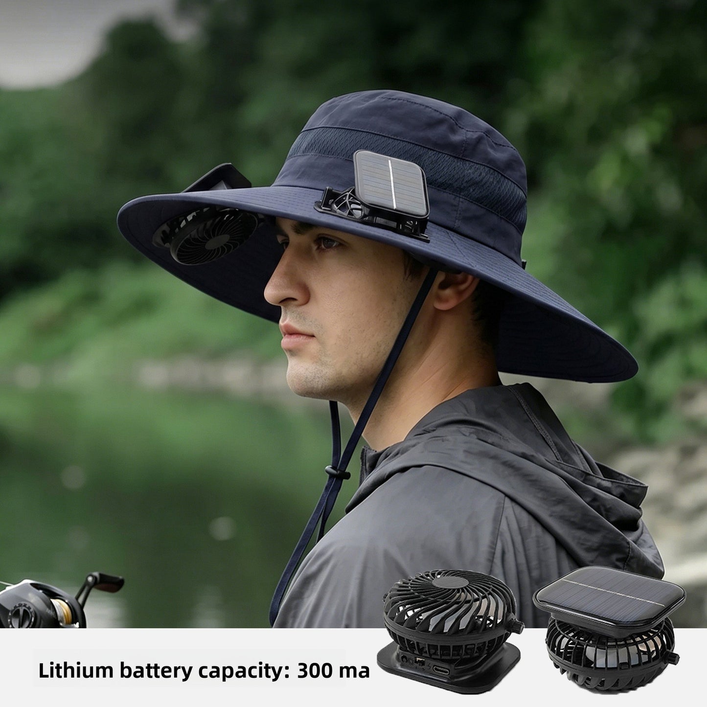 Solar-Powered Fan Sun Hat