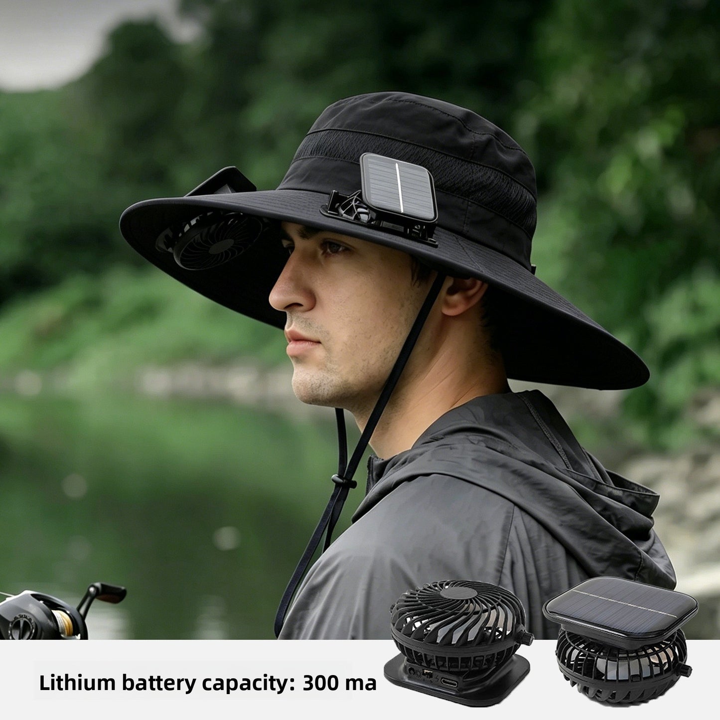 Solar-Powered Fan Sun Hat