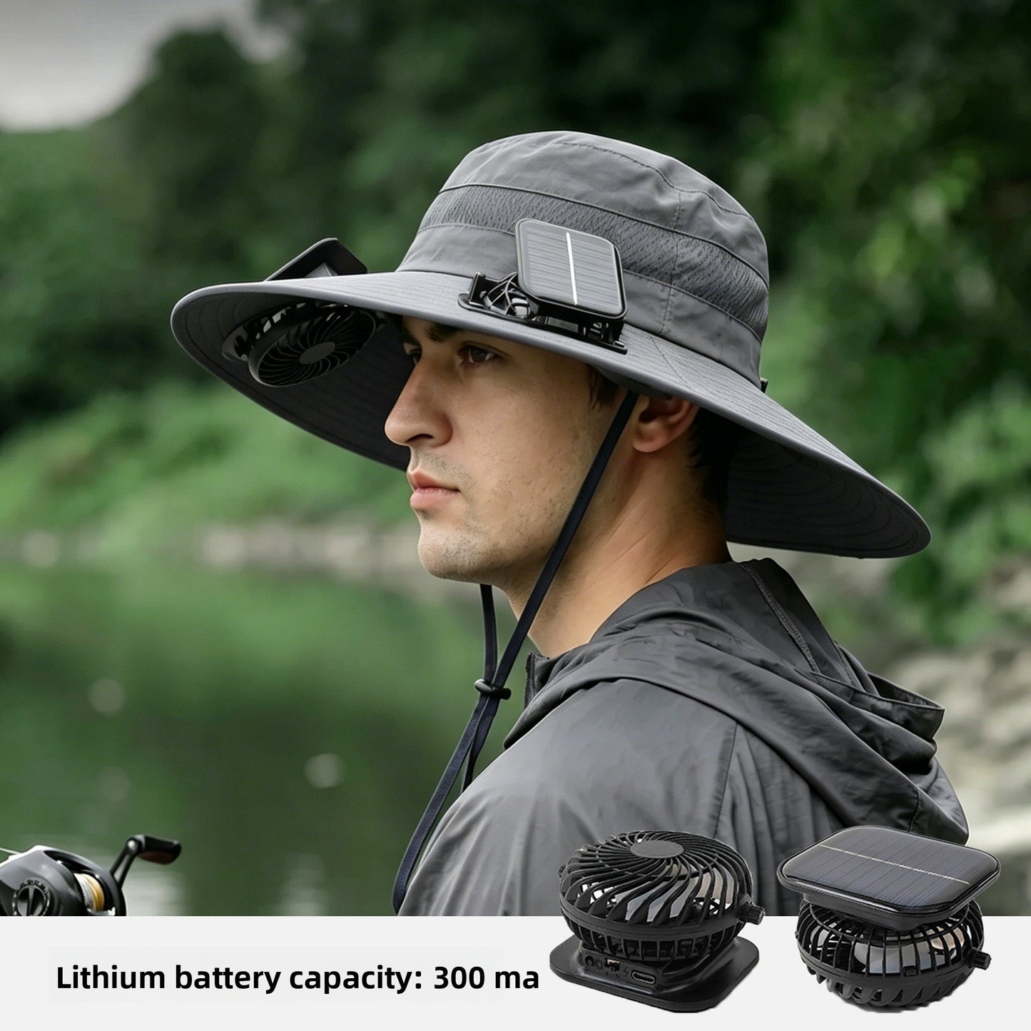 Solar-Powered Fan Sun Hat