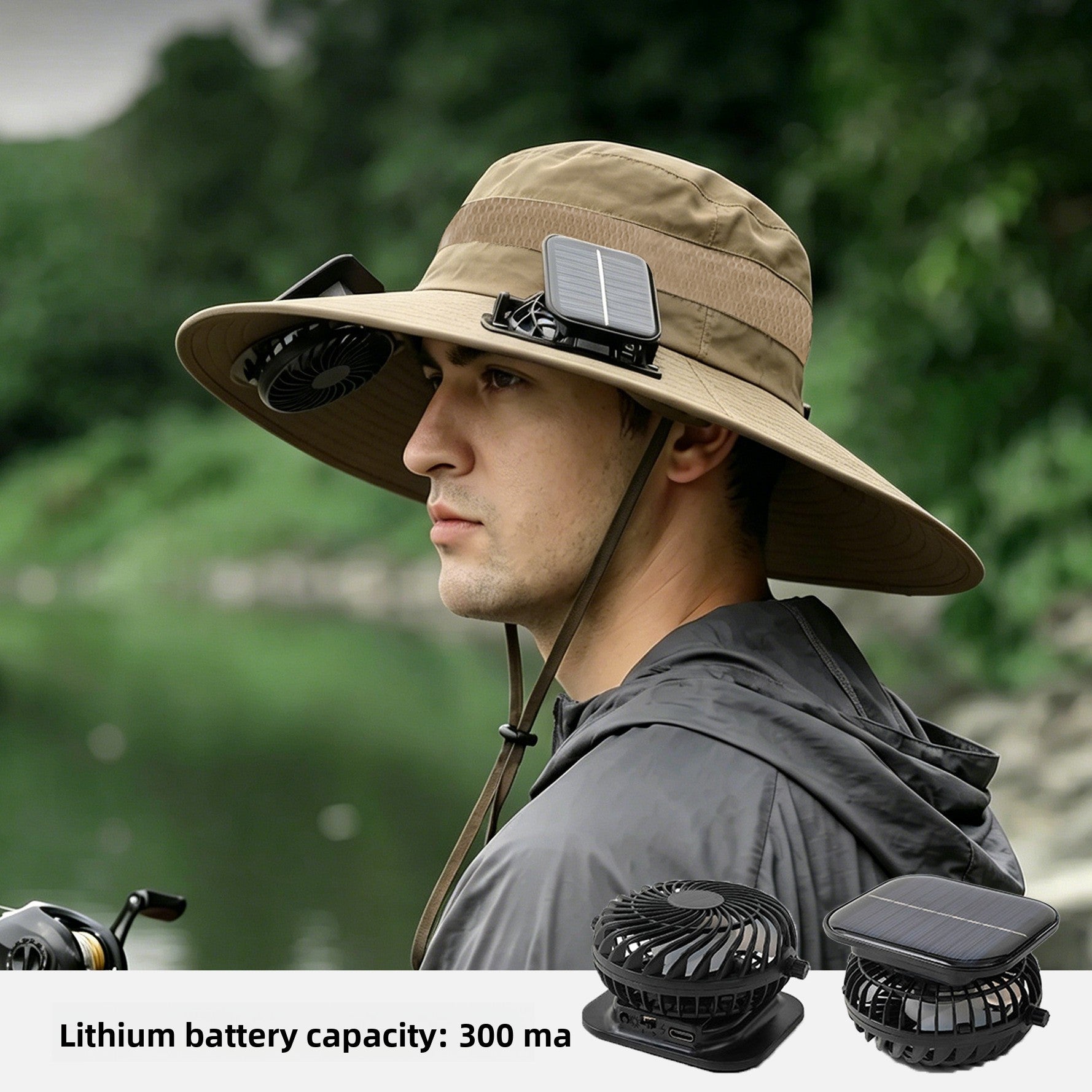 Solar-Powered Fan Sun Hat