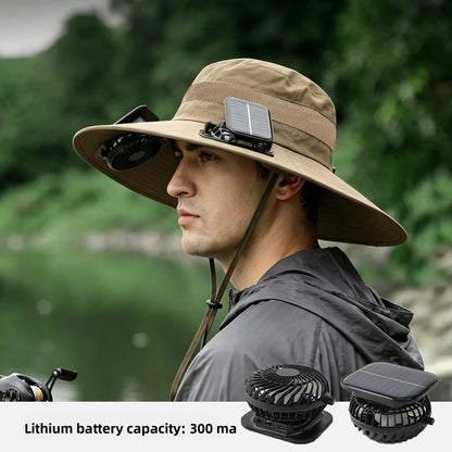 Solar-Powered Fan Sun Hat