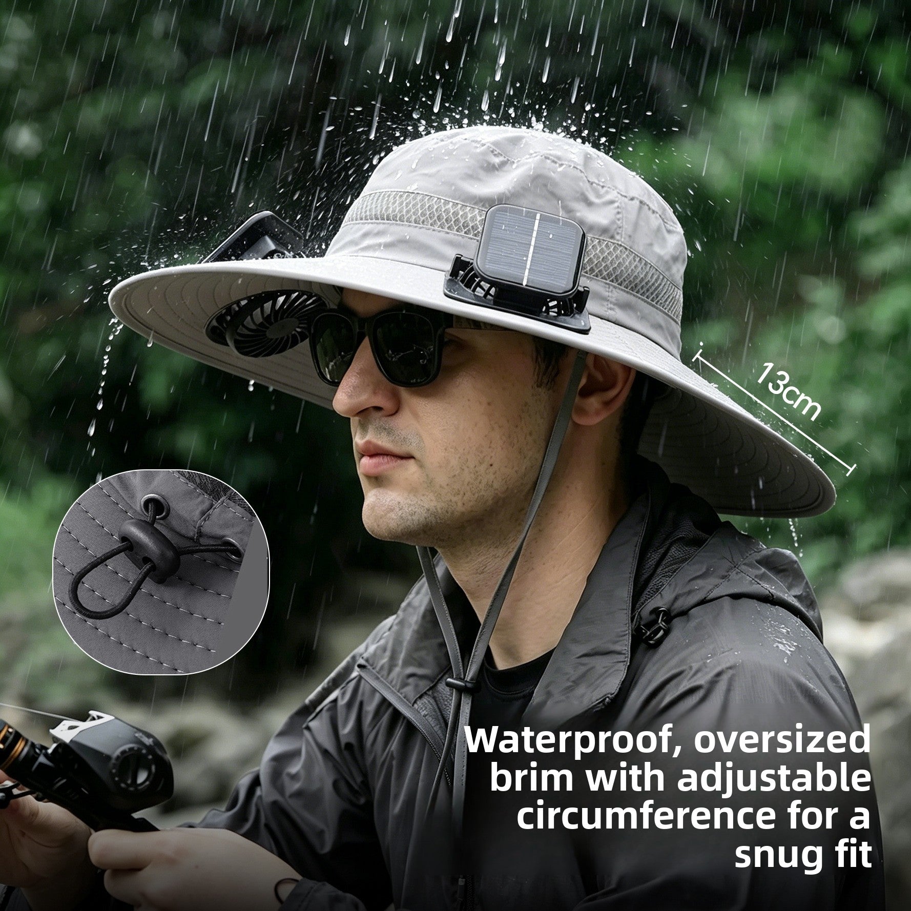 Solar-Powered Fan Sun Hat