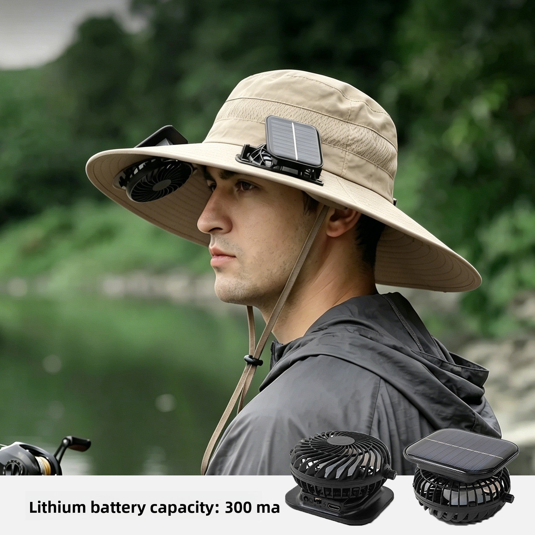 Solar-Powered Fan Sun Hat