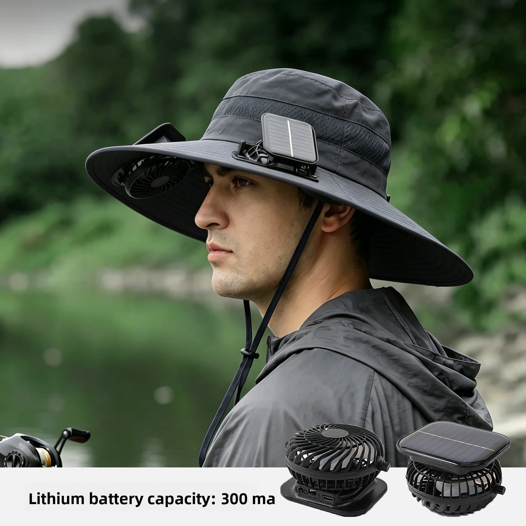 Solar-Powered Fan Sun Hat