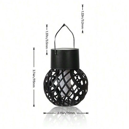 Solar Powered Flame Effect Hanging Light