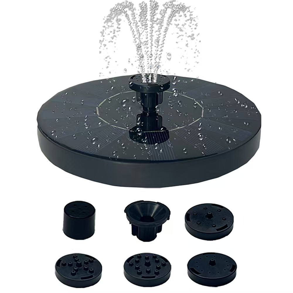 Solar Powered Floating Fountain