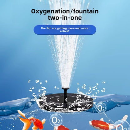 Solar Powered Floating Fountain Pump