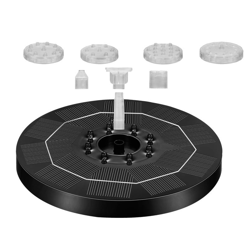 Solar Powered Floating Fountain