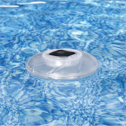 Solar-powered floating lamp