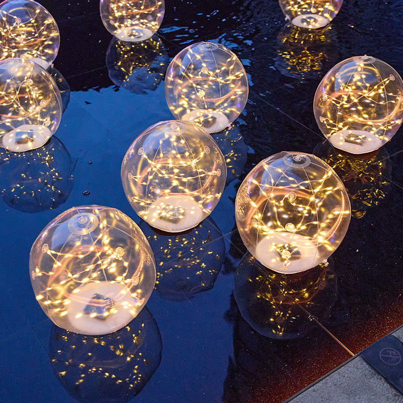 Solar Powered Floating Pool Light with Color Changing LED