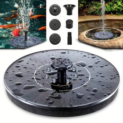 Solar Powered Floating Water Fountain