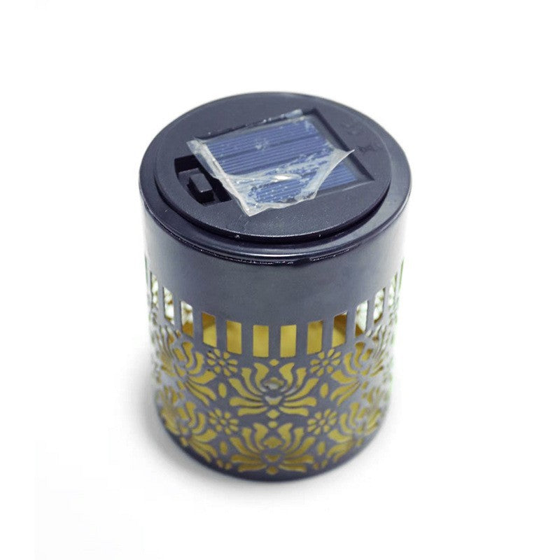 Solar Powered Floral Projection Wall Light