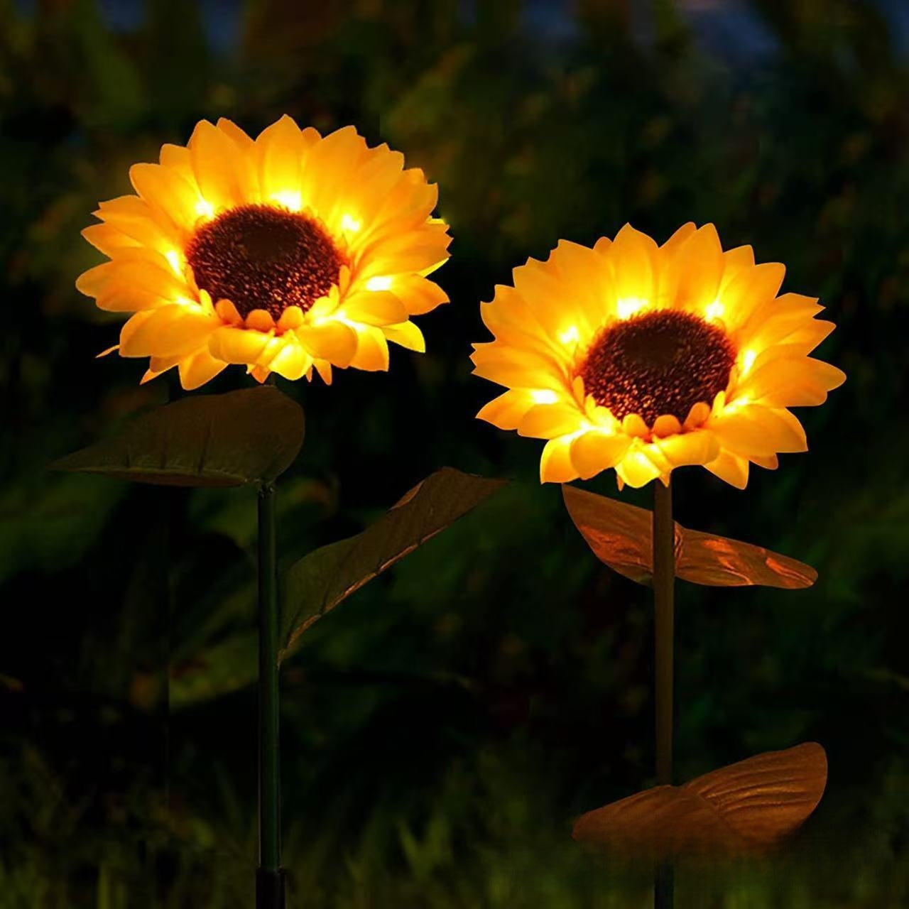 Solar Powered Flower LED Garden Light
