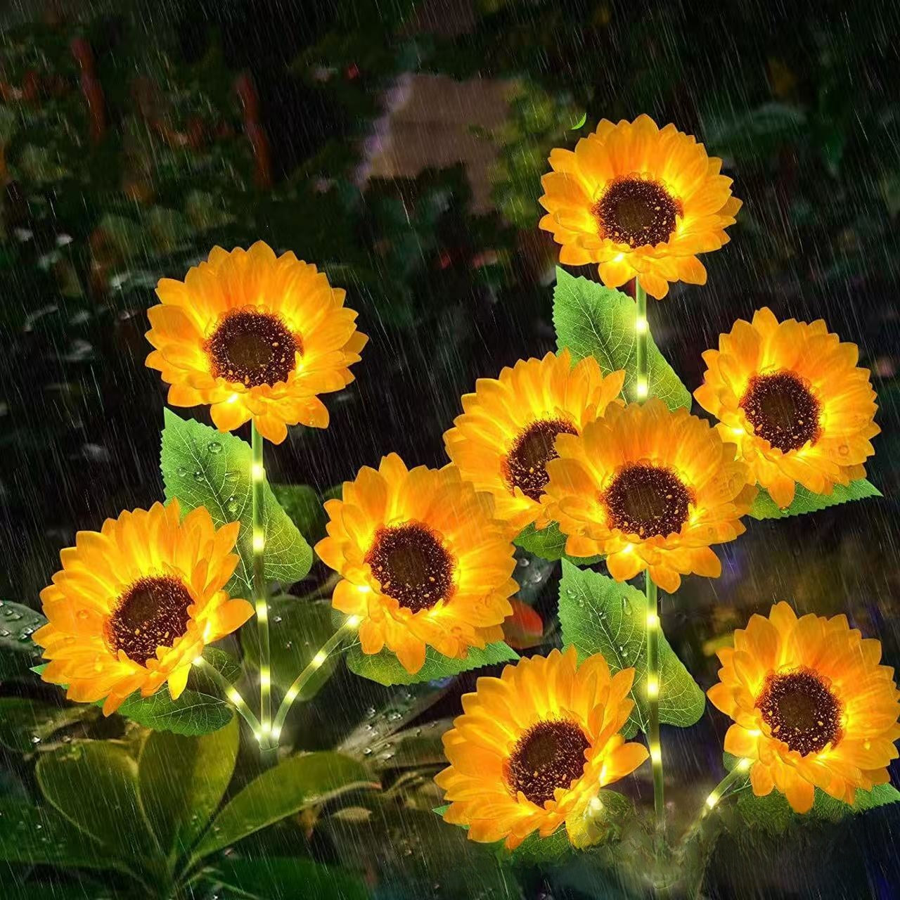Solar Powered Flower LED Garden Light