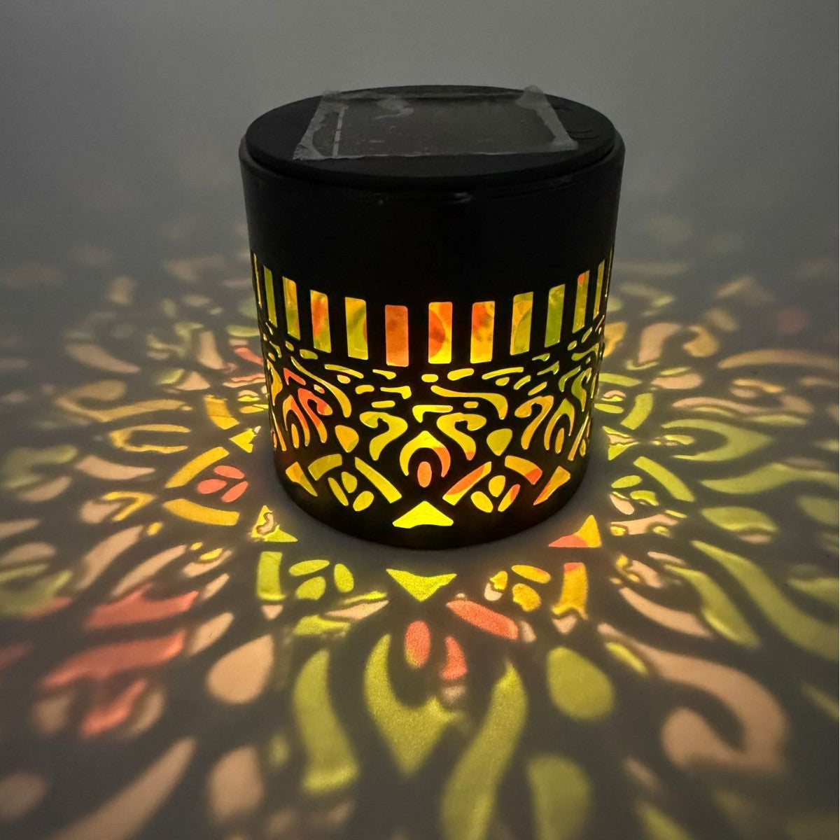 Solar Powered Flower Wall Light