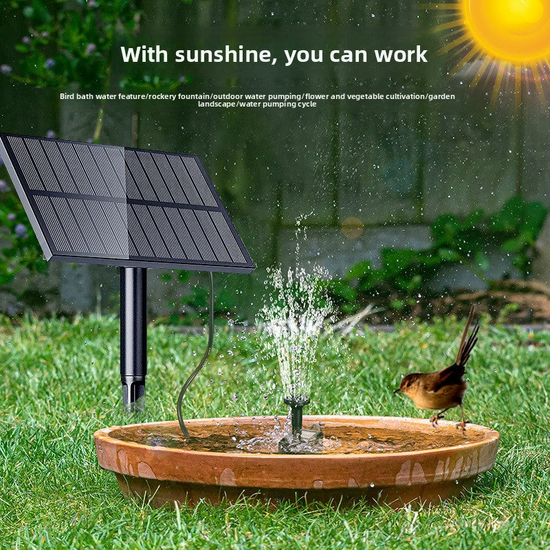 Solar Powered Fountain Pump