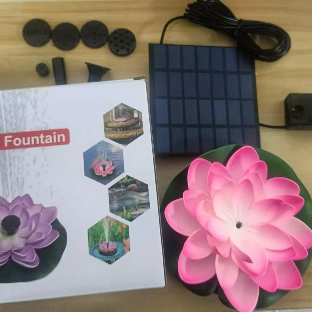 Solar Powered Garden Fountain Pump