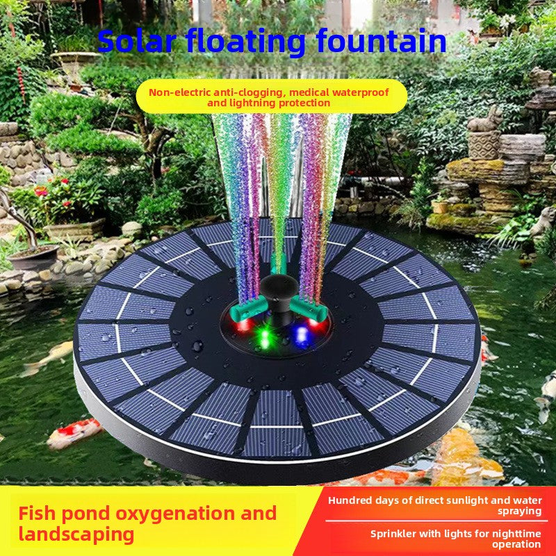 Solar Powered Garden Fountain Pump
