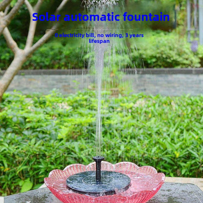 Solar Powered Garden Fountain Pump