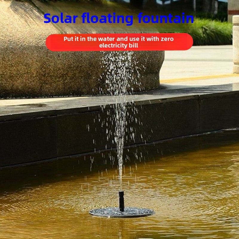 Solar Powered Garden Fountain Pump