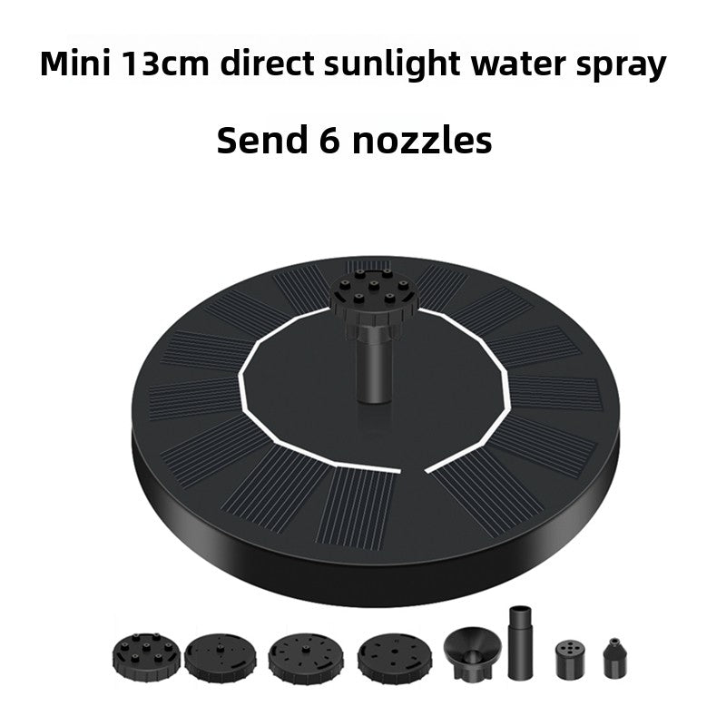Solar Powered Garden Fountain Pump