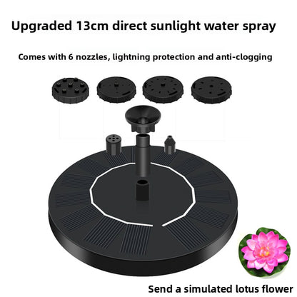 Solar Powered Garden Fountain Pump