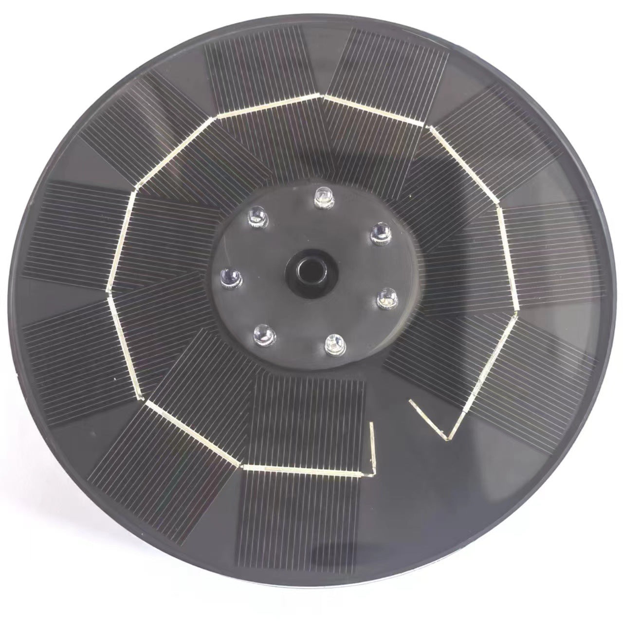 Solar Powered Garden Fountain Pump with Multiple Spray Patterns
