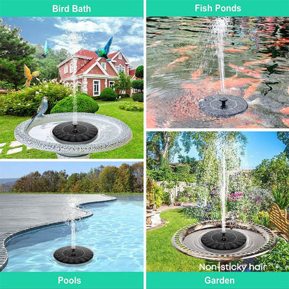 Solar Powered Garden Fountain with LED Lights