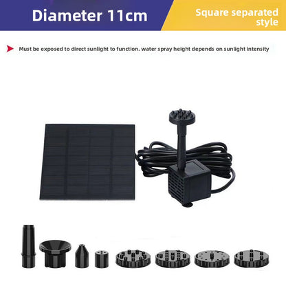 Solar Powered Garden Fountain with LED Lights