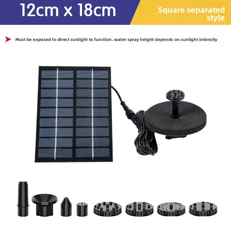Solar Powered Garden Fountain with LED Lights