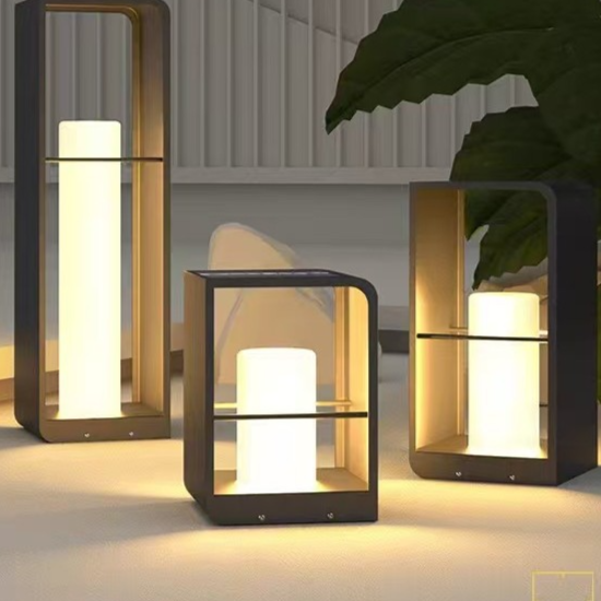 Solar-powered garden light