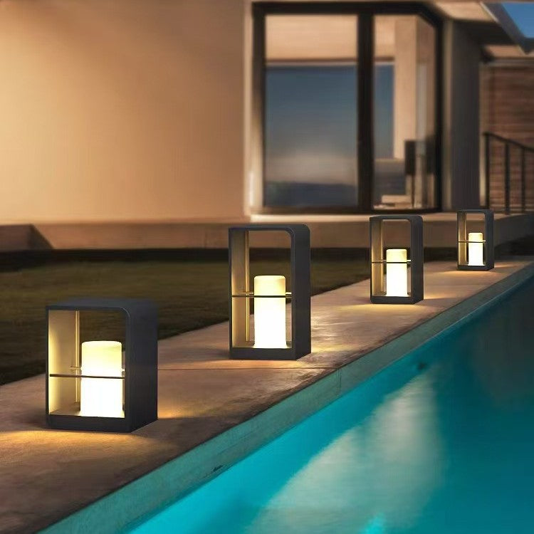 Solar-powered garden light