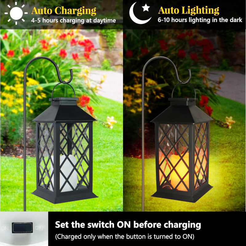 Solar-powered garden light