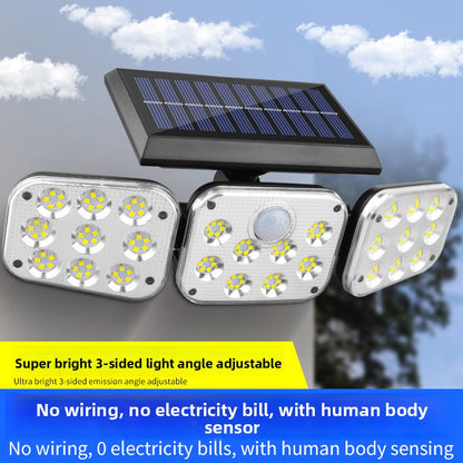 Solar-powered garden light