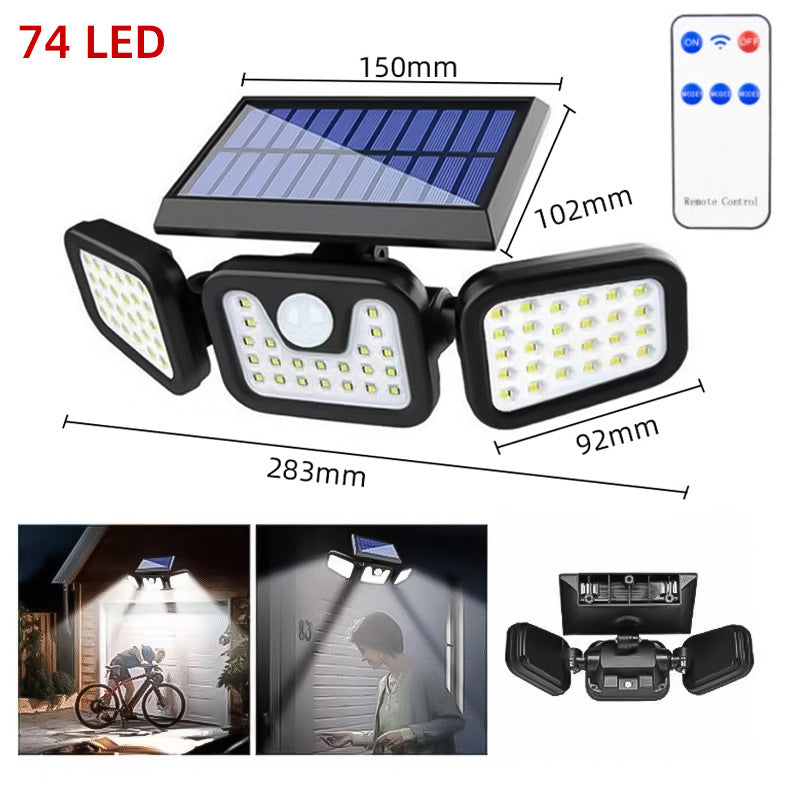 Solar-powered garden light