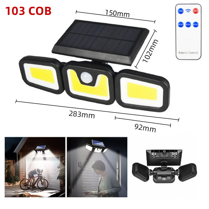 Solar-powered garden light