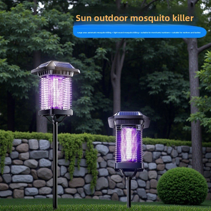 Solar Powered Insect Killer Lamp