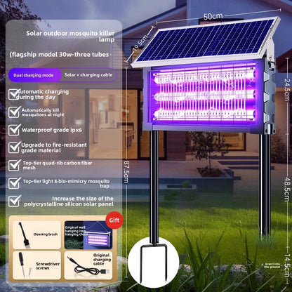 Solar Powered Insect Killer Lamp