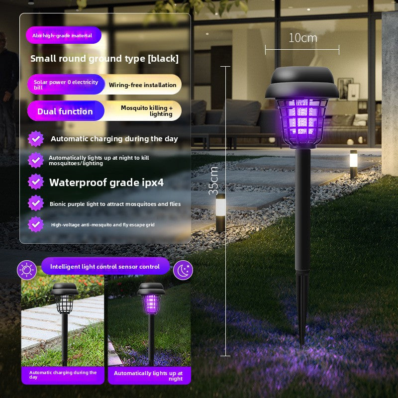 Solar Powered Insect Killer Lamp