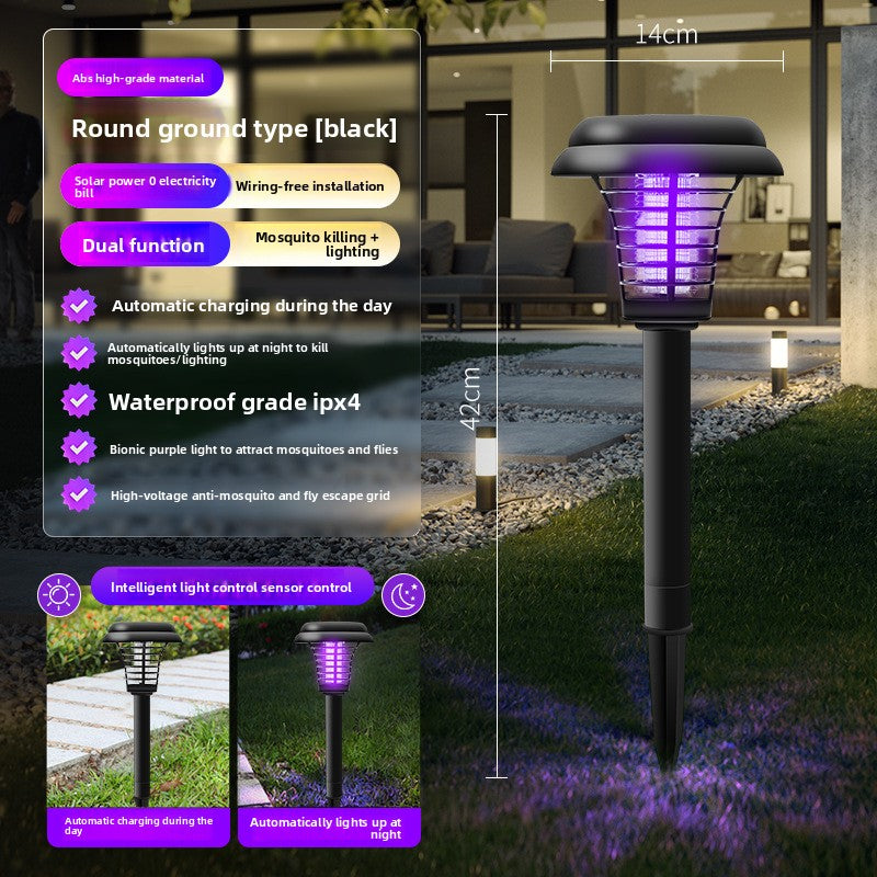 Solar Powered Insect Killer Lamp