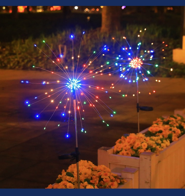 Solar Powered LED Flower Garden Light