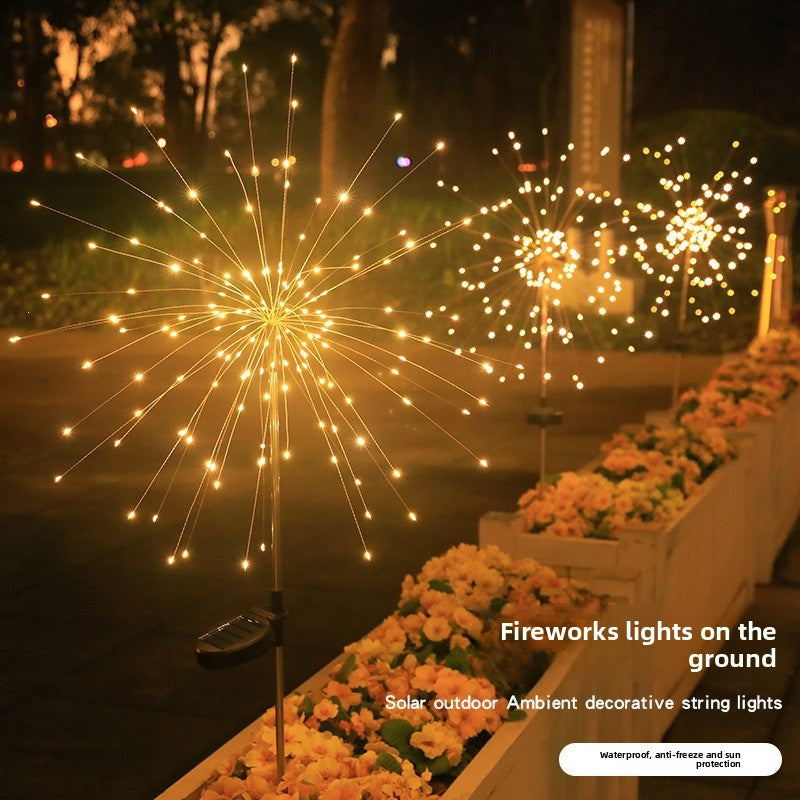 Solar Powered LED Flower Garden Light