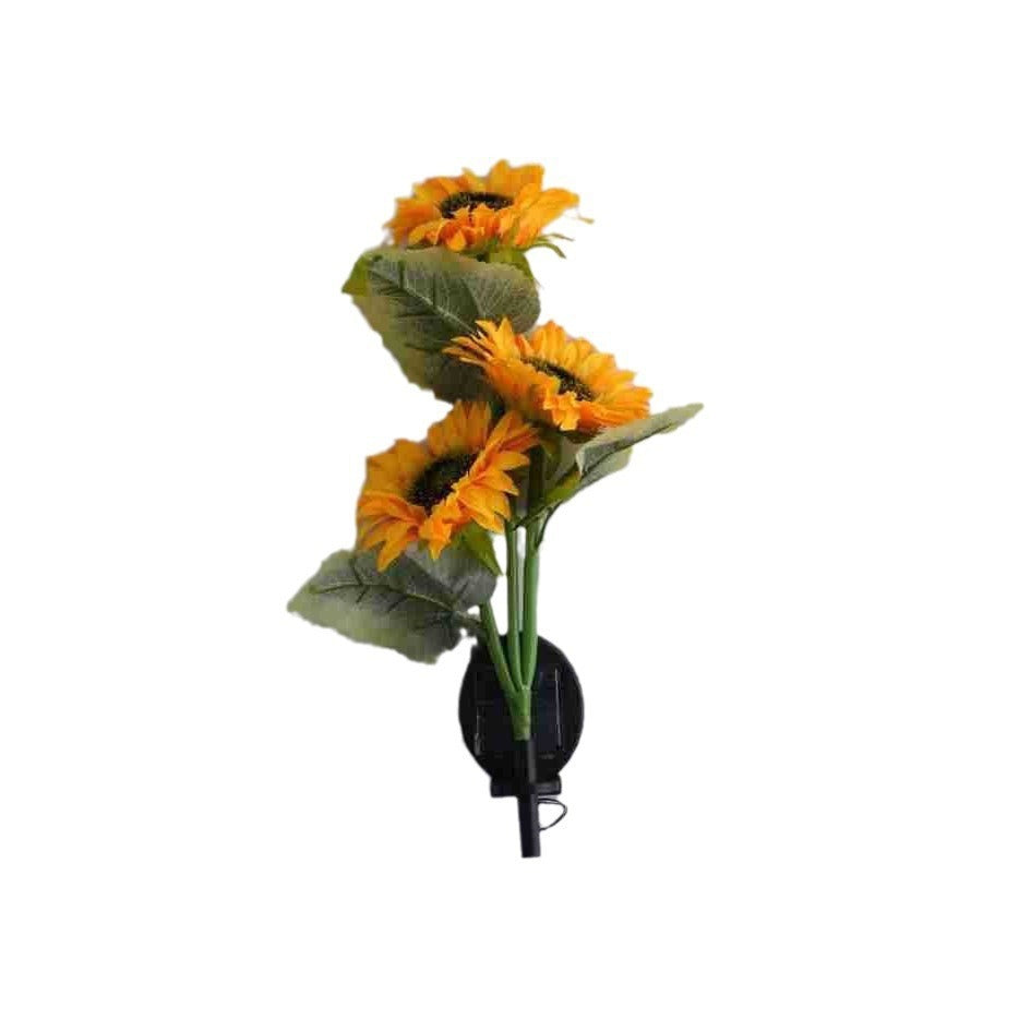 Solar Powered LED Flower Lawn Lamp