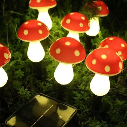 Solar Powered LED Garden Lights with Flower Design