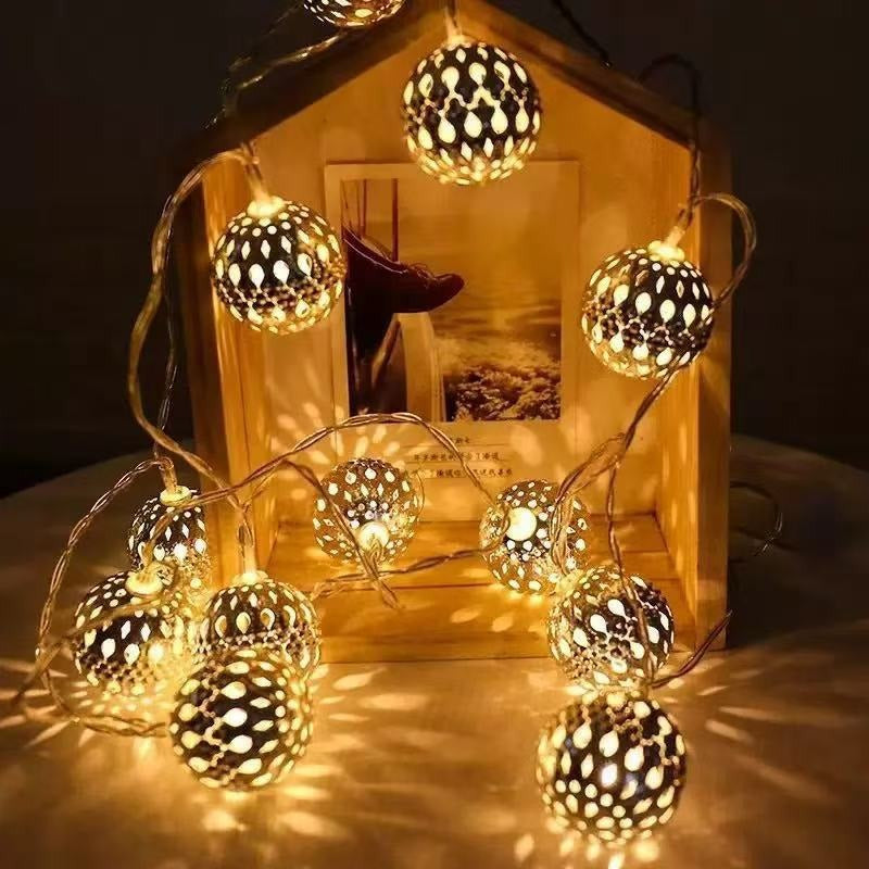 Solar Powered LED Garden String Lights