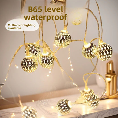 Solar Powered LED Garden String Lights